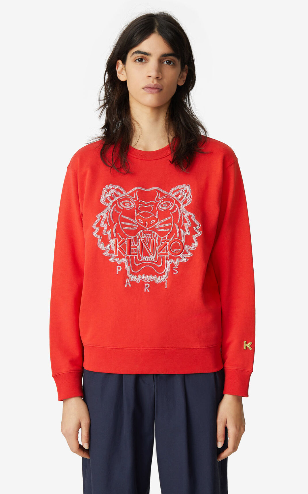 Sudadera Kenzo Tiger Mujer Rojas ABM750236